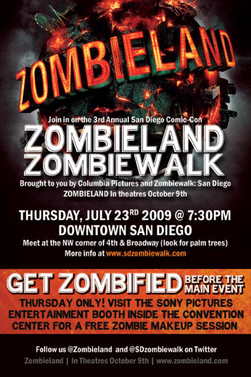 Comic-Con Zombieland Zombiewalk 2009